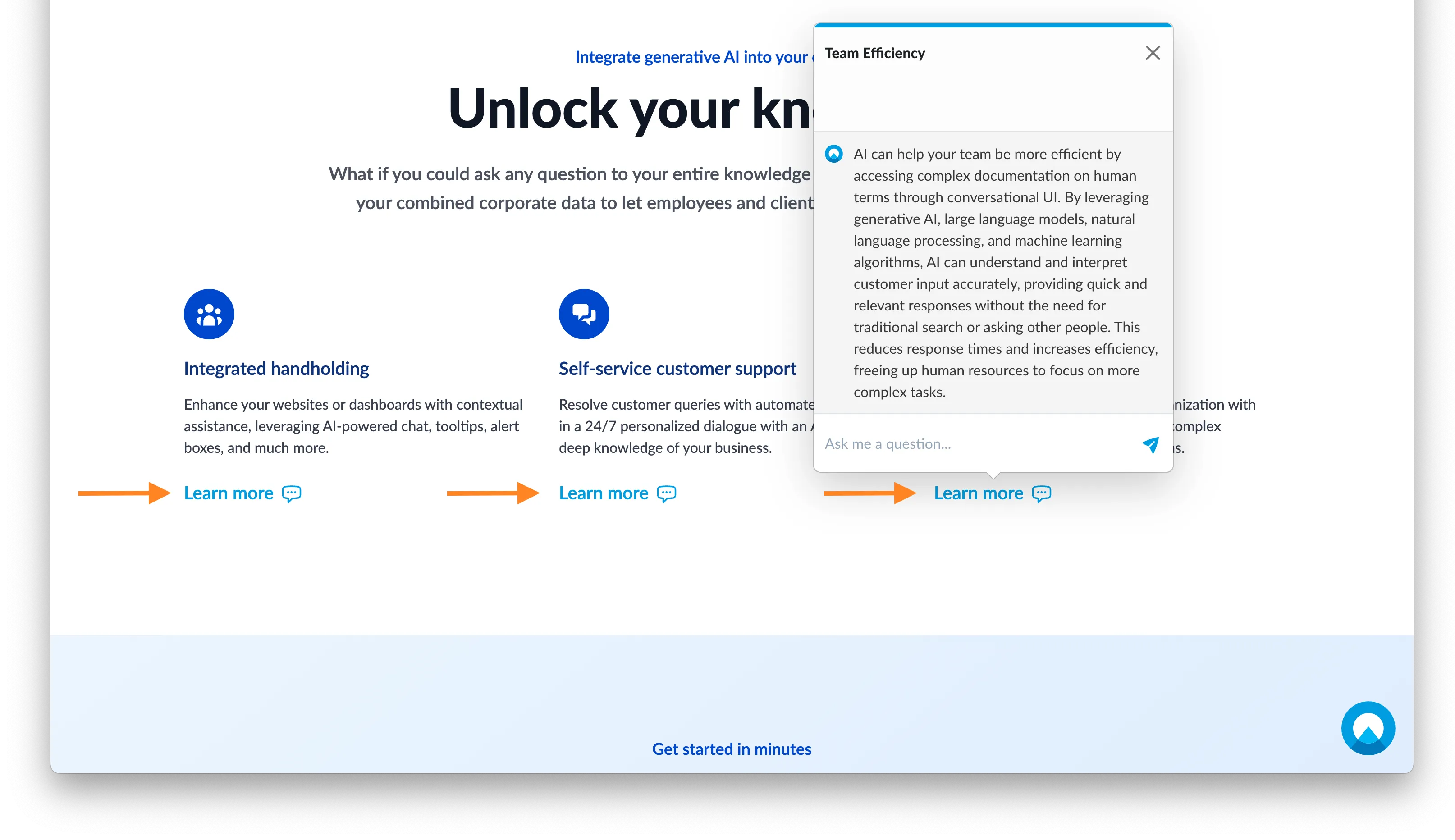 Starting conversations anywhere in your product